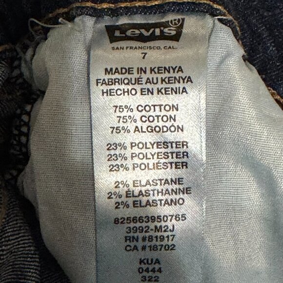 Boys Levi 511 Jeans, Size 7 - Picture 4 of 4